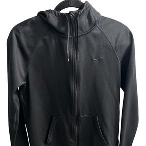 Nike Women's Black Full-Zip Dry-Fit Hoodie